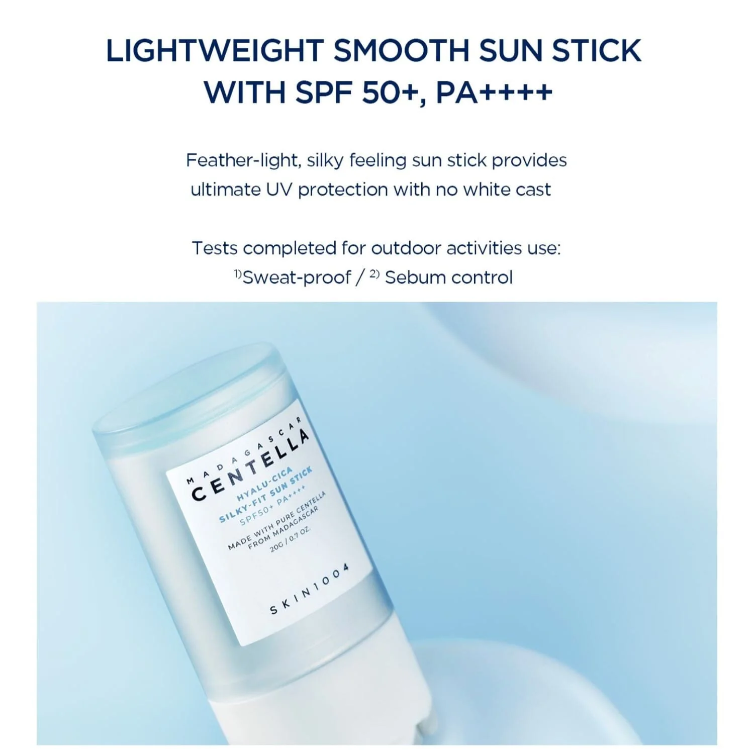 Skin1004 Madagascar Centella Hyalu-Cica Silky-Fit Sun Stick 20G
